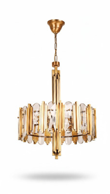 Luxury ceiling chandelier gold crystal chandelier ceiling lamp.