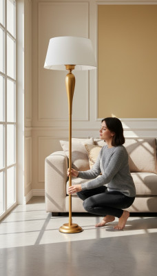 Floor lamp standing luxury lights lamps lamp gold modern