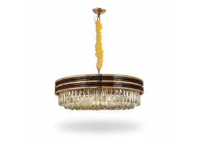 Round light lamp ceiling chandelier gold chandelier ceiling lamp crystal chandelier