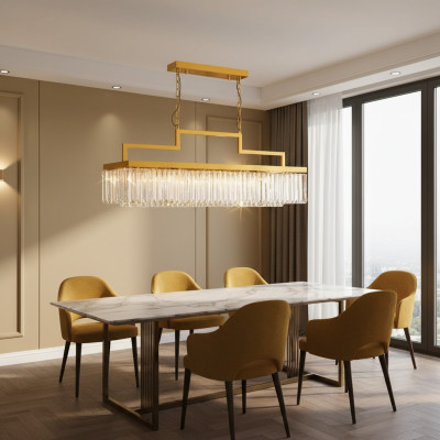 Luxury Chandelier Ceiling Light Gold Ceiling Lamp Crystal Lamp