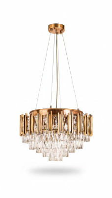 Ceiling chandelier, luxury ceiling lamp, crystal round pendant lamp.