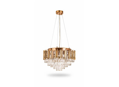 Ceiling chandelier, luxury ceiling lamp, crystal round pendant lamp.