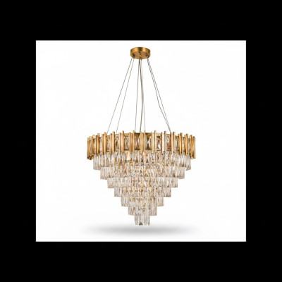 Luster Chandelier Ceiling Light Luxury Gold Ceiling Lamp Crystal