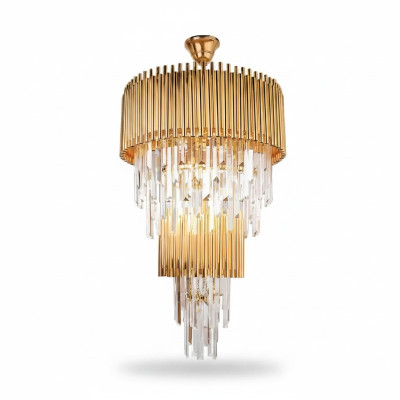 Luxury Chandelier Ceiling Light Gold Ceiling Lamp Crystal XXL