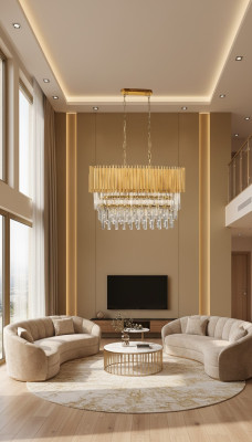 Chandelier Ceiling Light Luxury Gold Ceiling Lamp Crystal Chandelier