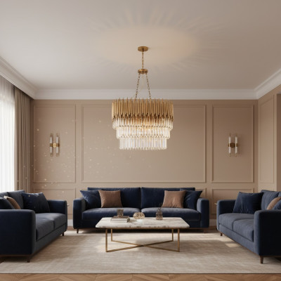 Ceiling light chandelier ceiling chandelier luxury gold chandelier crystal