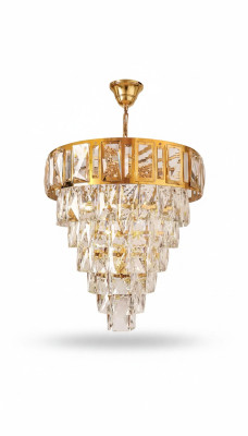 Ceiling chandelier luxury gold ceiling lamp crystal light