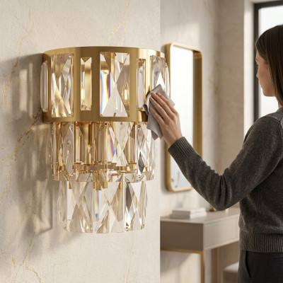 Wall lamp wall light wall lights chandelier wall lamps crystal gold
