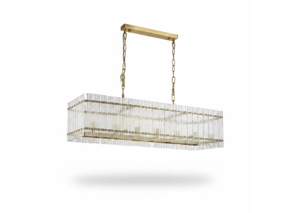 Chandelier Ceiling Light Glass Ceiling Lamp Silver Style Lamps