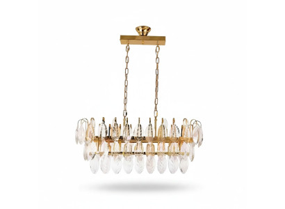 Luster Chandelier Ceiling Light Luxury Gold Ceiling Lamp Crystal Light
