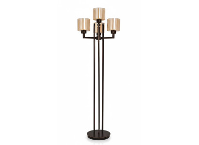Floor lamp stand black lights lamps lamp gold glass