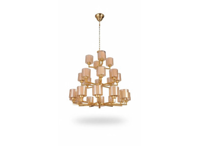 Chandelier Ceiling Light Modern Gold Ceiling Lamp Crystal Glass XXL