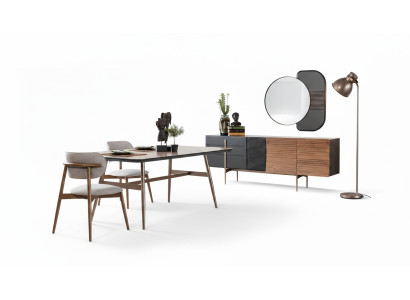 Luxury Sideboard Mirror Dresser Lowboard Dining Room Furniture Set Brand New