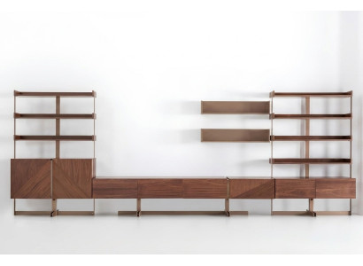 Modern living room wall unit display cabinet TV stand shelf living room furniture wood new