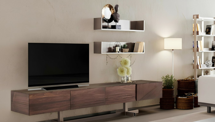 Modern, elegant TV cabinet made of high-quality and durable wood