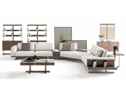 Fabric sofa, corner sofa, L-shaped sofa, fabric sofas, gray, modern furniture, couches