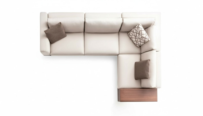 Sofa corner sofa fabric sofa L-shape fabric sofas gray modern table living room