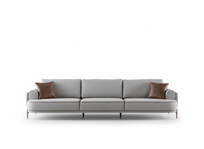 Three-seater sofa, 3-seater fabric sofa, modern sofas, gray fabric couch, new