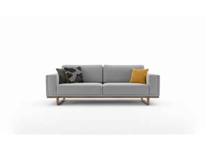 Three-seater sofa 3-seater fabric sofa sofas modern gray fabric couch new