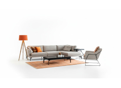 Fabric sofa corner sofa L-shape sofa sofas gray fabric living room modern corner
