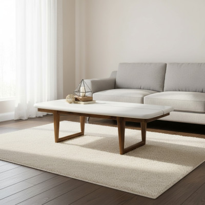 Coffee table wooden table side table wood white living room furniture new
