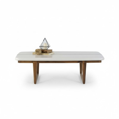 Coffee table wooden table side table wood white living room furniture new