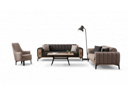 Modern sofa set three-seater armchair fabric upholstery luxury sofas furniture