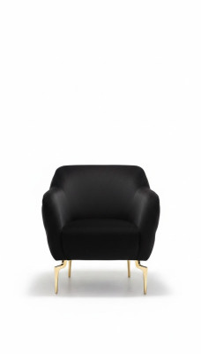 Modern furniture luxury Chesterfield armchair cocktail chair stainless steel furniture