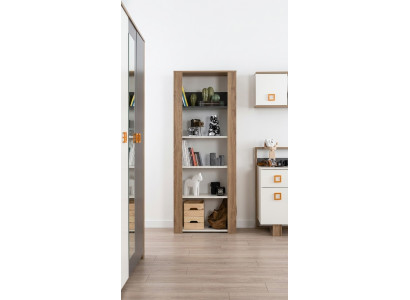 Bookshelf Freestanding Shelf Children's Shelf Cabinet Bookcase Wood Brown New