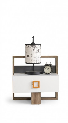 Bedside table nightstand children's bedside table children's room wood gray modern