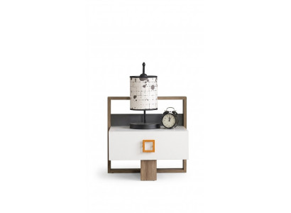Bedside table nightstand children's bedside table children's room wood gray modern