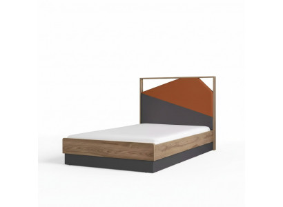 Children's bed 120 cm bed frames children's room wood bed frame gray