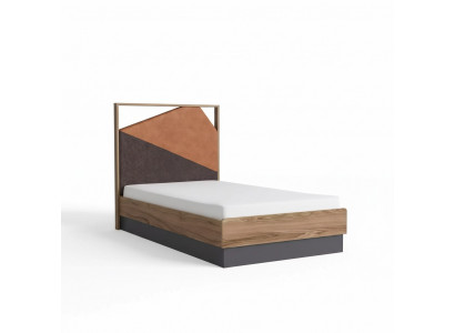 Children's bed frame 100 cm bed frames children's room wooden bed frame gray