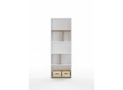 Bookshelf Freestanding Shelf Children's Shelf Cabinet Bookshelf Wood White New