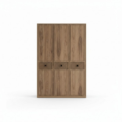 Wardrobe Cabinet Wooden Cabinet Bedroom Furniture Wood Brown New