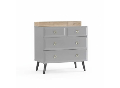 Dresser Cabinet Children's Room Dressers Wood Grey Modern Youth Room