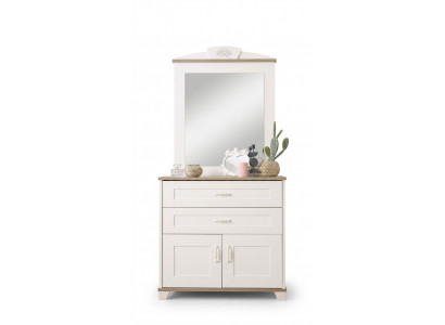 Dresser set with mirror wardrobe wood white dresser design