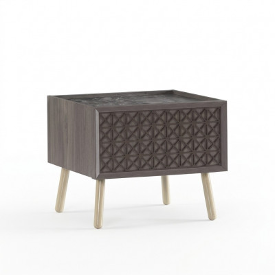 Bedroom Nightstand Night Console Wood Gray Children's Nightstand Luxury