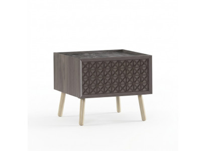 Bedroom Nightstand Night Console Wood Gray Children's Nightstand Luxury