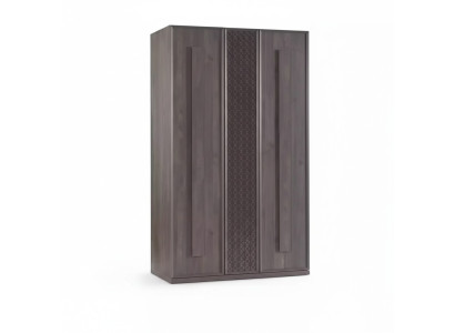 Wooden cabinet luxury wardrobe cabinet furniture wood gray 3-door design