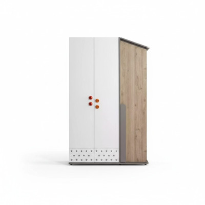 Modern wardrobe wooden cabinet furniture wood 3-door design white