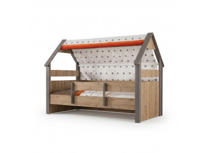 Children's bed bed bed frame children's room wood brown beds children's furniture