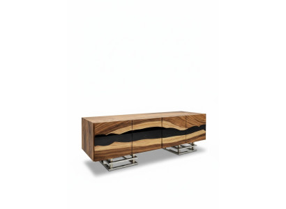 Sideboard Dresser Epoxy Resin Brown Living Room Wood Dressers