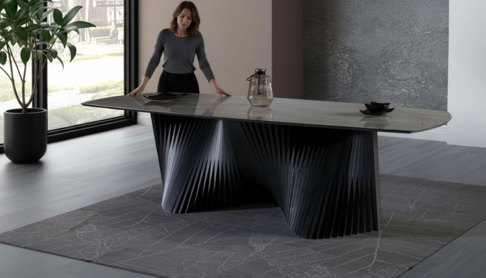 Dining room table dining table kitchen table dining room wood black table luxury
