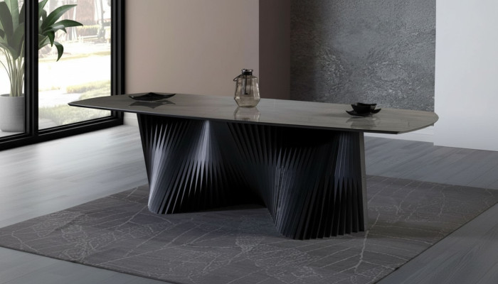 Dining room table dining table kitchen table dining room wood black table luxury