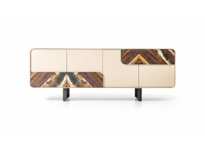 Sideboard Beige Wood Modern Furniture Cabinet Design