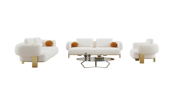 Complete sofa set upholstery white seat upholstered sofa fabric sofa sofa
