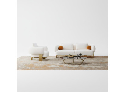 Sofa Set Complete Couch Suite White Seat Upholstered Sofa Fabric Sofa