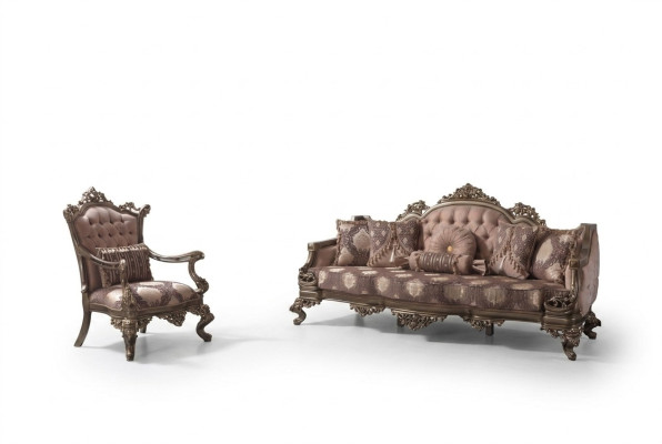 Upholstered sofa Chesterfield set fabric sofa beige set couch