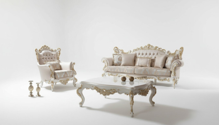 Luxury sofa set complete couch set beige upholstered sofa fabric sofa